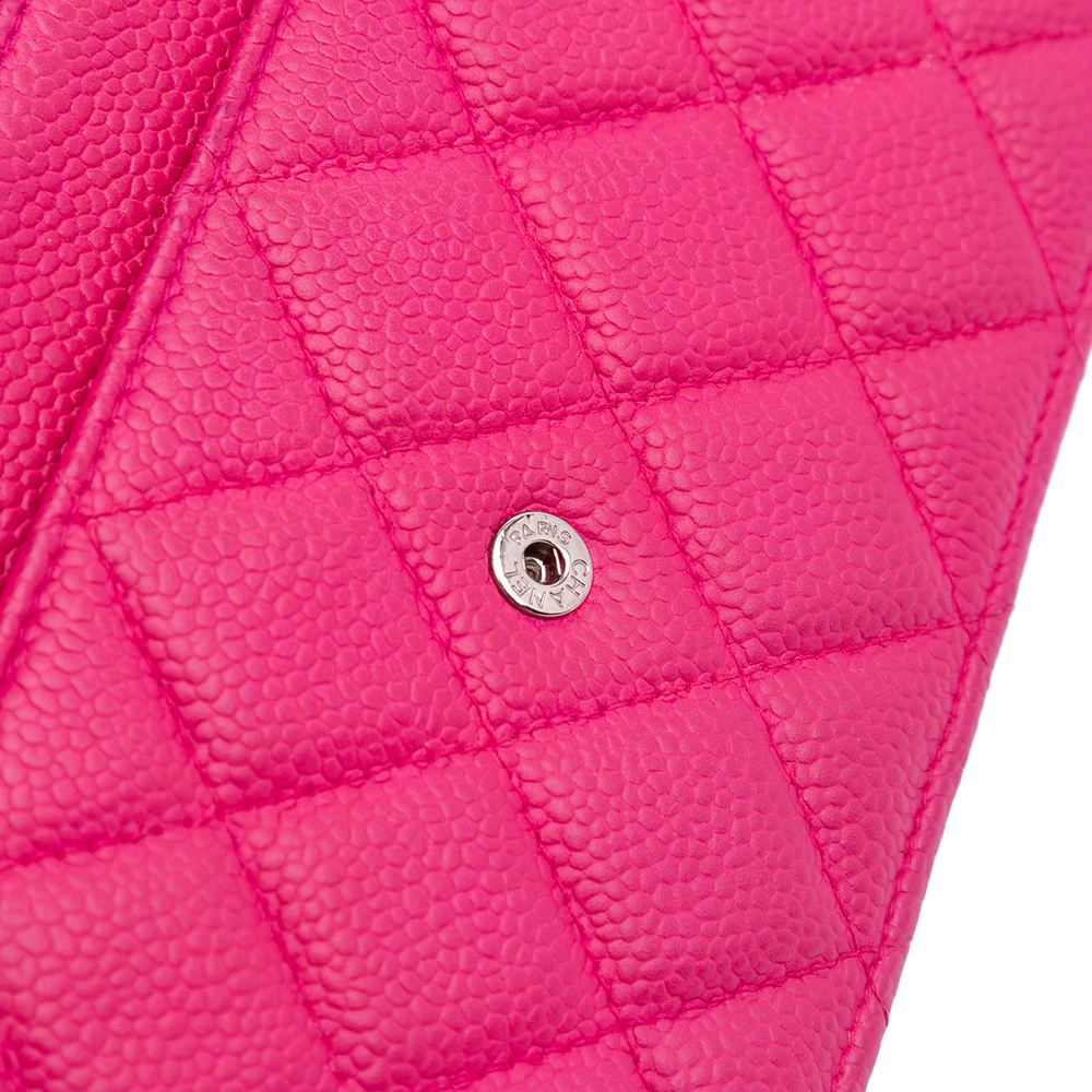 Pre-Loved Chanel Classic Caviar Wallet On Chain - Picture 9 of 11